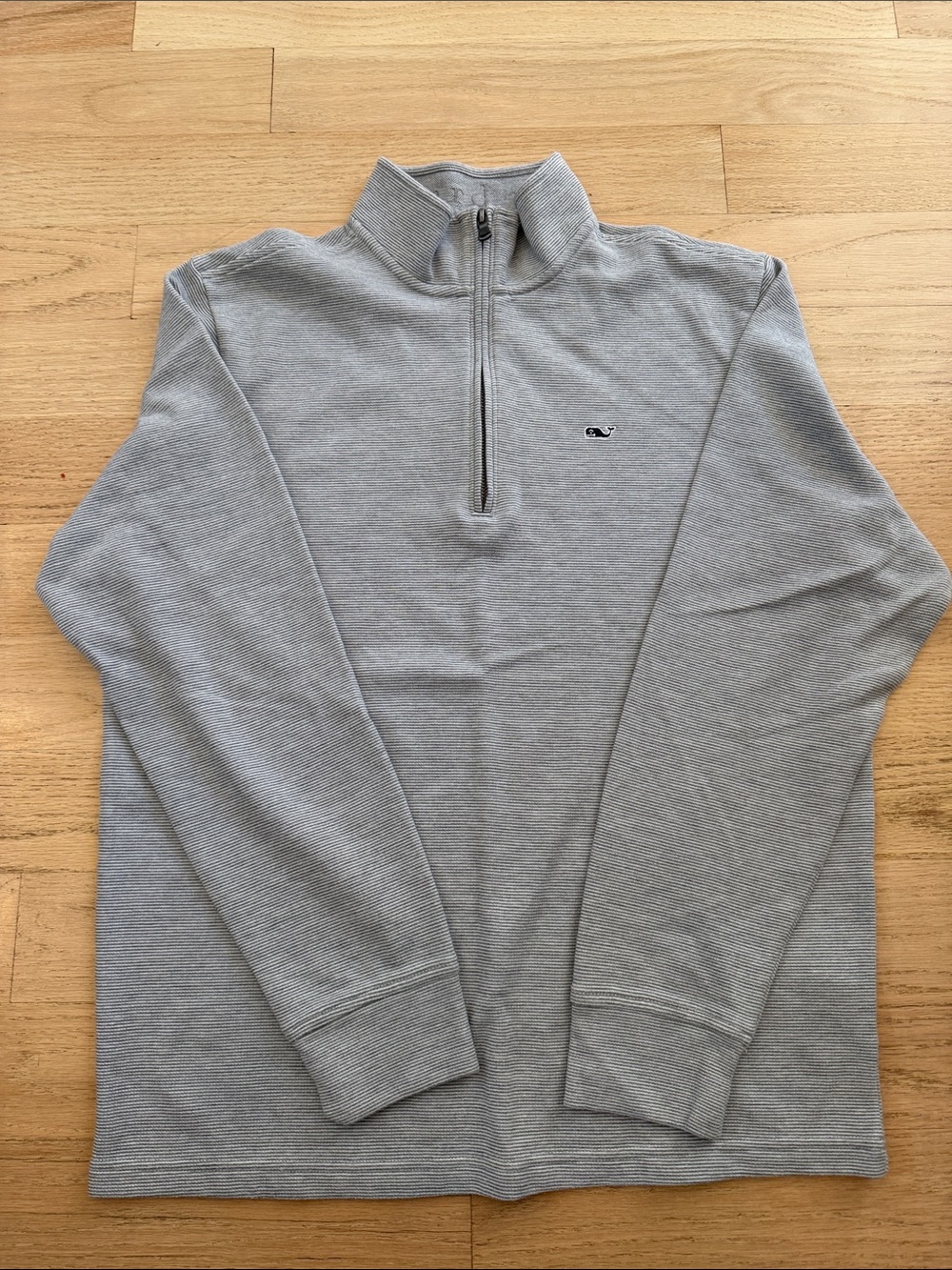Vineyard Vines Men's Light Gray ¼ Zip